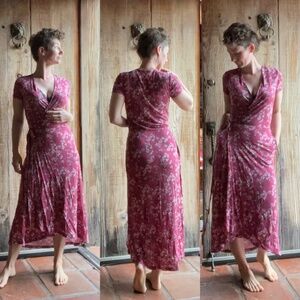 Lolë Agda XS Floral Wrap Dress
